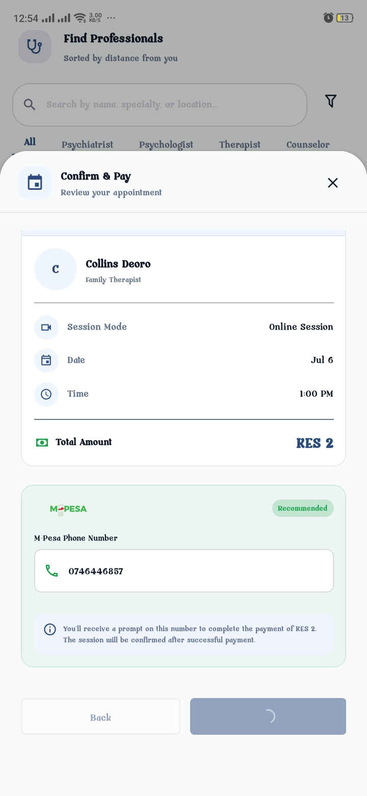 Book with M-PESA — Book