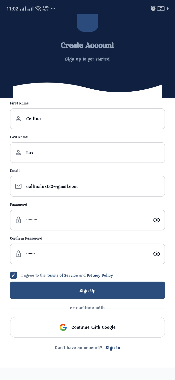 Download & sign up
